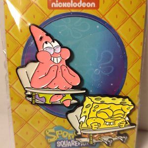 Spongebob and Patrick in Boating School Official Pin Set